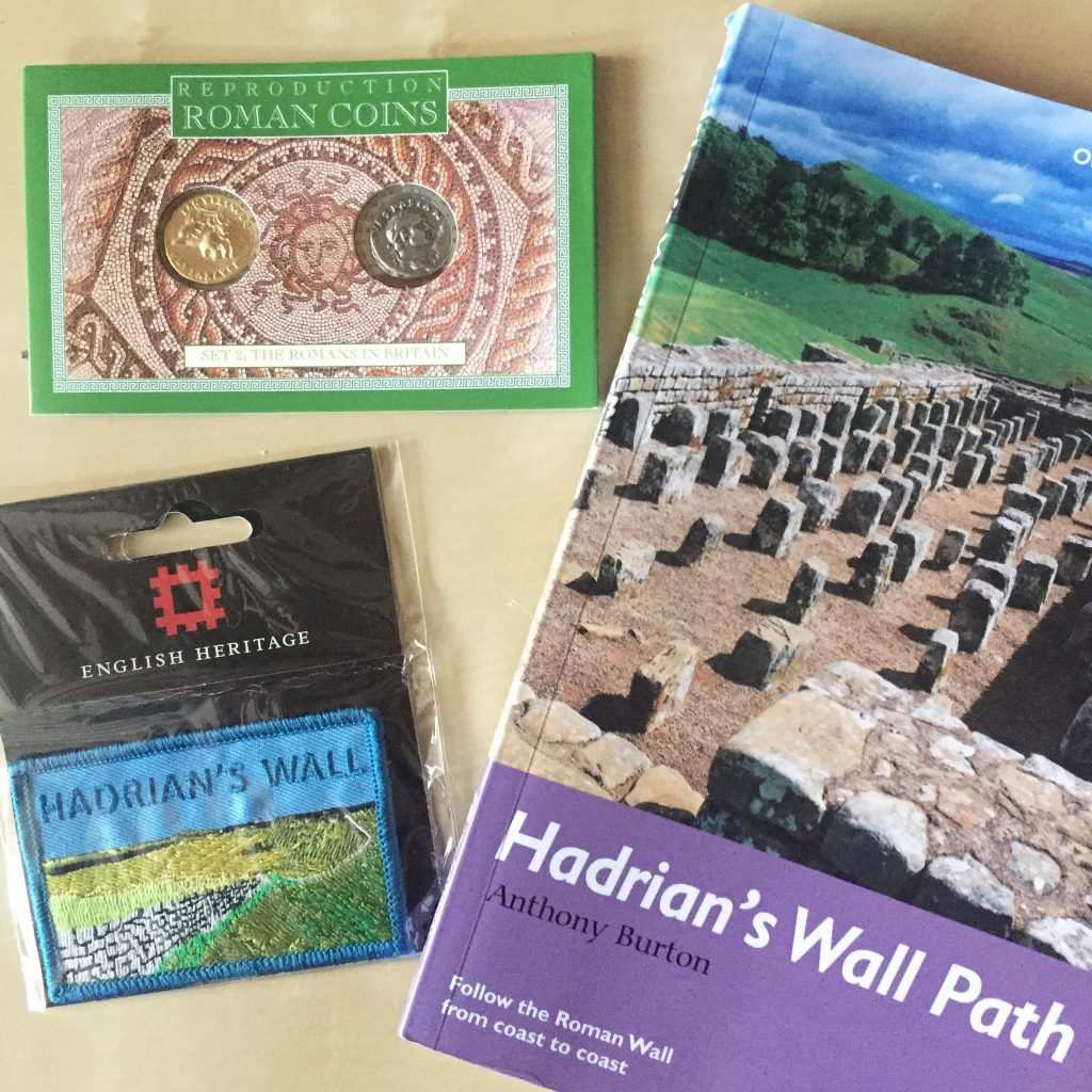 The right books for a running holiday on Hadrian's Wall, plus a commemorative patch
